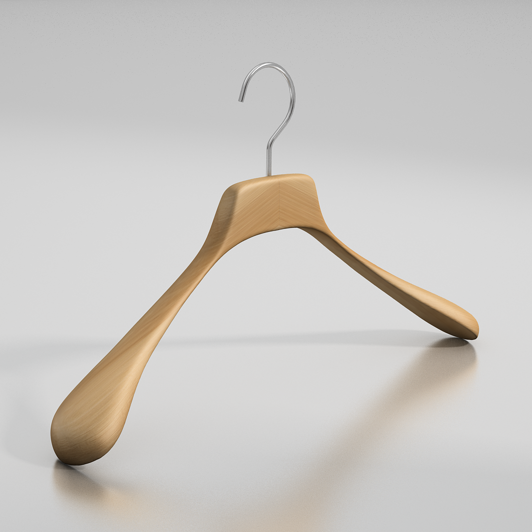 Вешалка для верхней одежды, бук \ BHB11-36, натуральный